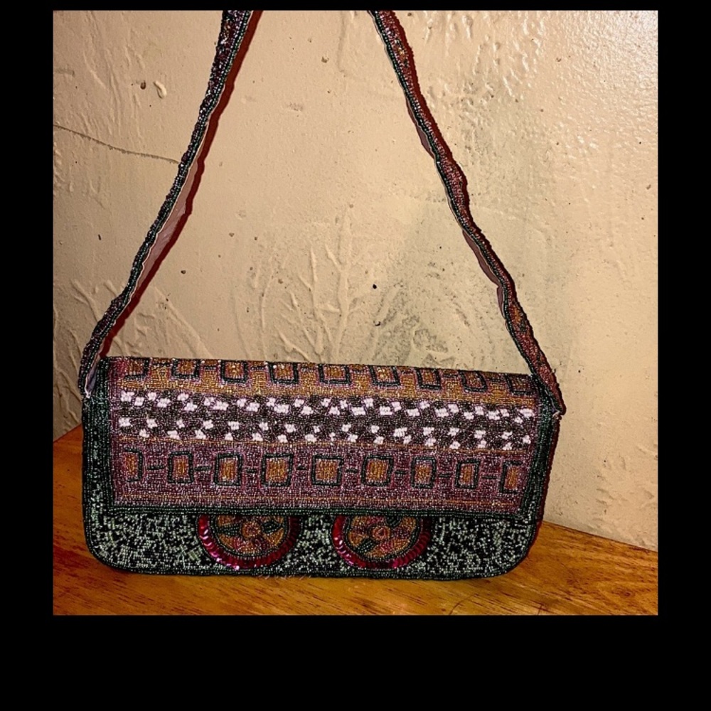 Beaded pattern bag